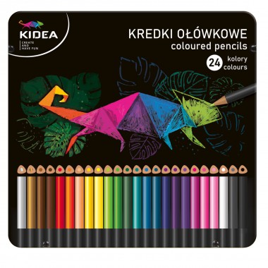 Kidea Kredki ołówkowe 24 kolory