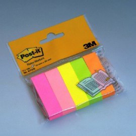 Znaczniki indeksujące Post-it 15x50mm (670/5) kolory neonowe