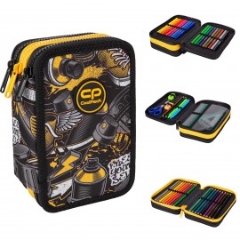 Piórnik szkolny CoolPack Jumer 3-komory z wyposażeniem Just Spray E67574