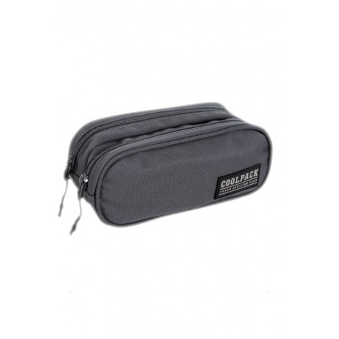 Coolpack PIÓRNIK SASZETKA PODWÓJNA CLEVER SZARY GREY