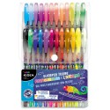 Długopisy żelowy 24 kolory KIDEA