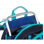 Topgal Plecak szkolny czarny z niebieskim wzorem  KL 2-5 CODA 21020