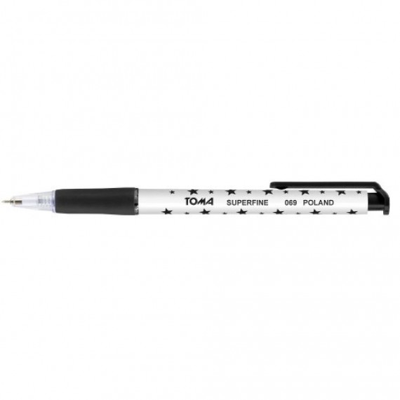 TOMA Długopis S-FINE automatyczny czarny TO-069