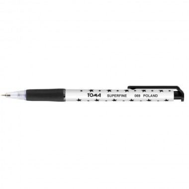 TOMA Długopis S-FINE automatyczny czarny TO-069