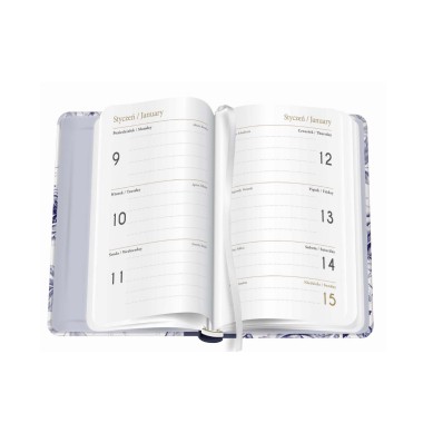 INTERDRUK kalendarz książkowy dzienny A5 Botanic 2023