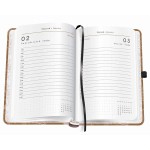 Interdruk Kalendarz książkowy dzienny A5/384k Metallic Birds 2023