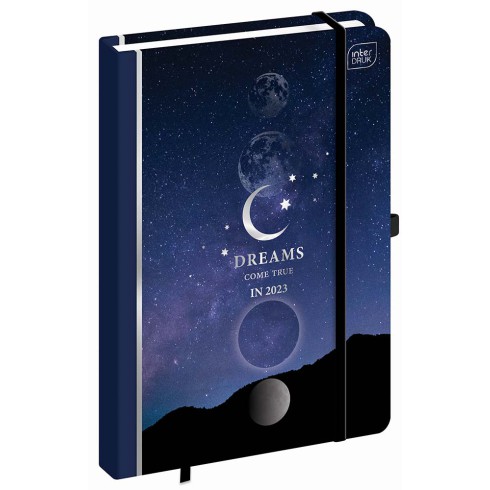 Interdruk Kalendarz książkowy tygodniowy A5/192k Metallic Galaxy 2023 Interdruk Kalendarz książkowy tygodniowy A5/192k Metallic Galaxy 2023