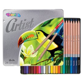 Colorino - Kredki ołówkowe okrągłe ARTIST 24 kolorów
