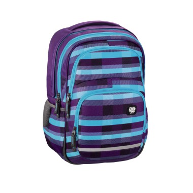 ALL OUT plecak szkolny BLABY kolor: summer check purple