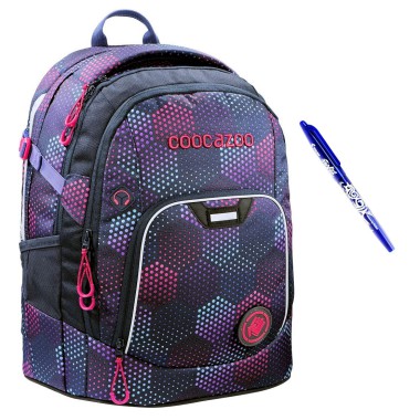 COOCAZOO Plecak RayDay. kolor: Purple Illusion. system MatchPatch