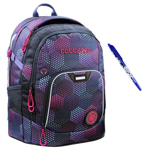 COOCAZOO Plecak RayDay. kolor: Purple Illusion. system MatchPatch