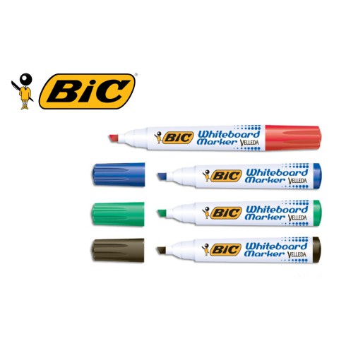 BIC MARKER DO TABLIC SUCHOŚCIERALNY VELLEDA 4 KOLORY