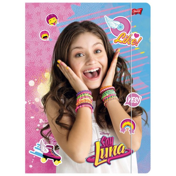 ST.MAJEWSKI TECZKA Z GUMKĄ A4 SOY LUNA
