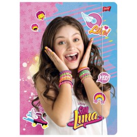 ST.MAJEWSKI TECZKA Z GUMKĄ A4 SOY LUNA