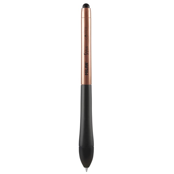 MILAN Długopis stylus copper z końcówką  do obsługi ekranów dotykowych