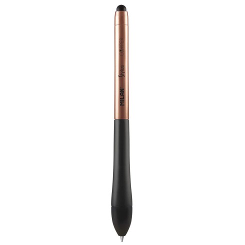 MILAN Długopis stylus copper z końcówką  do obsługi ekranów dotykowych