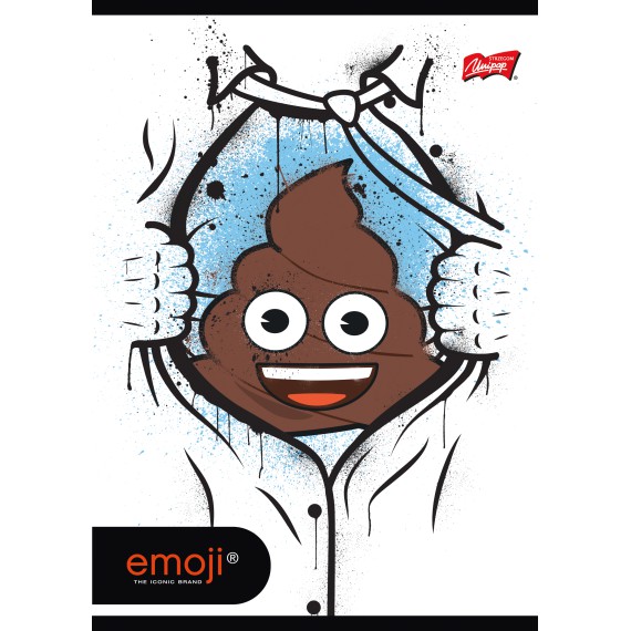 ZESZYT LAMINOWANY A5/60 KRATKA EMOJI