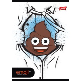 ZESZYT LAMINOWANY A5/60 KRATKA EMOJI