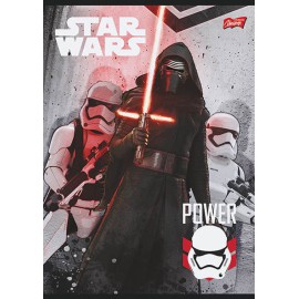 ZESZYT A5 32 KARTKI KRATKA  STAR WARS: EPISODE VII