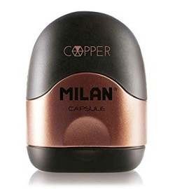 MILAN Temperówka z pojemnikiem copper kolor