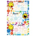NAKLEJKI NA ZESZYT SZKOLNE HERLITZ SMILEYWORLD RAINBOW