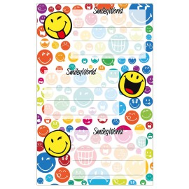 NAKLEJKI NA ZESZYT SZKOLNE HERLITZ SMILEYWORLD RAINBOW