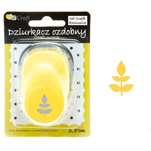 DZIURKACZ OZDOBNY 2.5 CM LISTEK RÓŻY