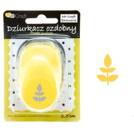 DZIURKACZ OZDOBNY 2.5 CM LISTEK RÓŻY