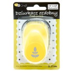 DZIURKACZ OZDOBNY 2.5 CM LISTEK RÓŻY