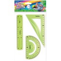 BAMBINO ZESTAW GEOMETRYCZNY 3 ELEMENTY 15CM FLEXI
