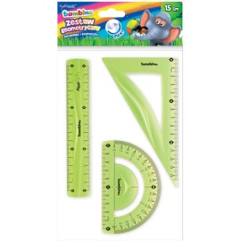 BAMBINO ZESTAW GEOMETRYCZNY 3 ELEMENTY 15CM FLEXI