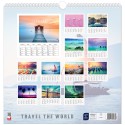 Interdruk Kalendarz planszowy Travel 2021