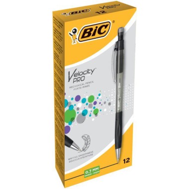 BIC Ołówek automatyczny  Velocity PRO PENCIL przezroczysty 0.7 mm HB