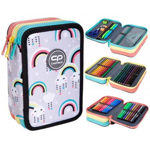 Coolpack Piórnik Jumper 3 Rainbow Coolpack Piórnik Jumper 3 Rainbow