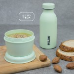 MILAN Hermetyczny okrągły pojemnik na lunch 0.25L zielony MILAN Hermetyczny okrągły pojemnik na lunch 0.25L zielony