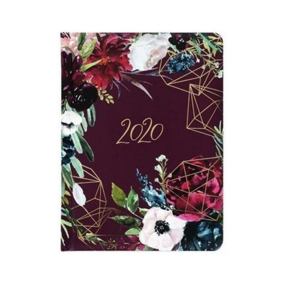 Kalendarz Książkowy Tygodniowy 2020 A6 kwiaty Albi