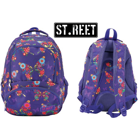 PLECAK SZKOLNY ST.REET BUTTERFLY MOTYL