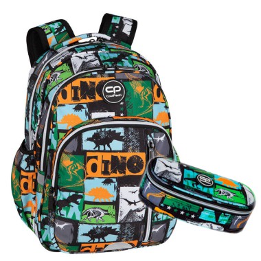 Coolpack Plecak szkolny BASE JURASSIC 2w1