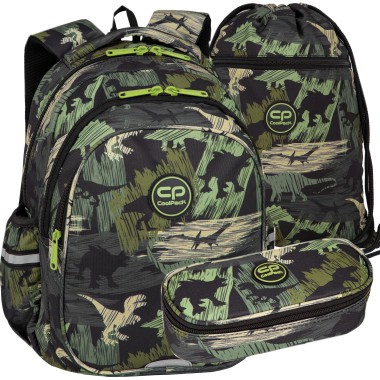 Coolpack Plecak szkolny Adventure Park Dino 3w1 klasa 1-3