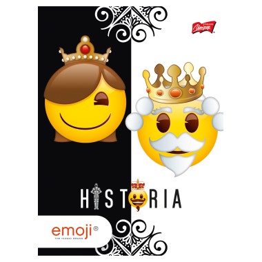 Zeszyt A5/60 kratka Historia EMOJI