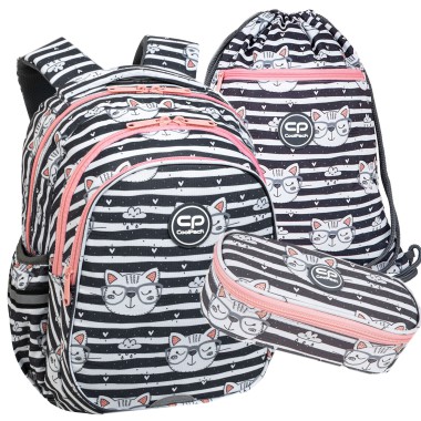 Coolpack Plecak szkolny CATNIP KOTEK 3w1 klasa 1-3
