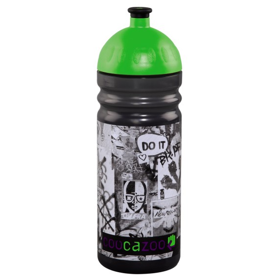 COOCAZOO BIDON SZKOLNY WYCIECZKOWY 0.7L GRAFFITI
