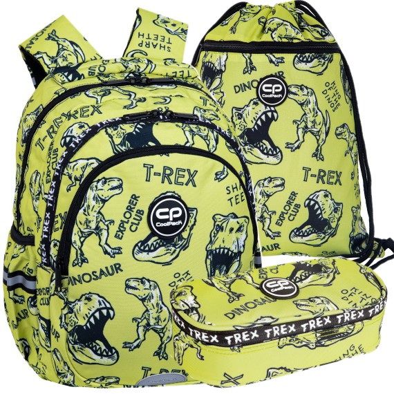 Coolpack Plecak szkolny DINO ADVENTURE 3w1