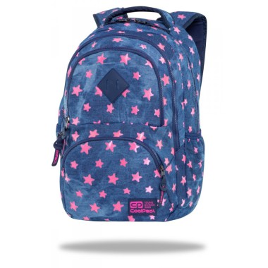 Coolpack PLECAK SZKOLNY MŁODZIEŻOWY DART DENIM PINK STARS