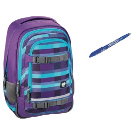 ALL OUT plecak szkolny SELBY kolor: summer check purple