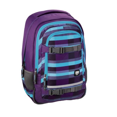 ALL OUT plecak szkolny SELBY kolor: summer check purple