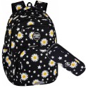 Coolpack Plecak szkolny 2w1 DAISY BLACK