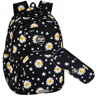 Coolpack Plecak szkolny 2w1 DAISY BLACK