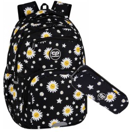 Coolpack Plecak szkolny 2w1 DAISY BLACK