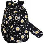 Coolpack Plecak szkolny 2w1 DAISY BLACK Coolpack Plecak szkolny 2w1 DAISY BLACK